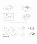 Blower HousingShrouds Diagram and Parts List for  Briggs and Stratton Engine